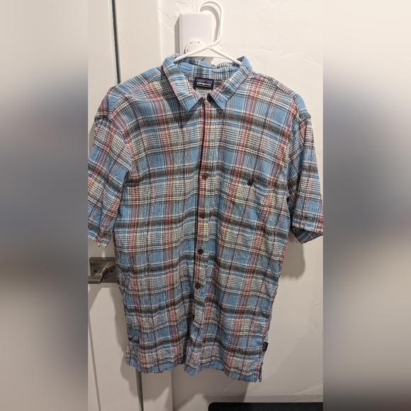 Plaid Patagonia Button Up Organic Cotton - Picture 2 of 4